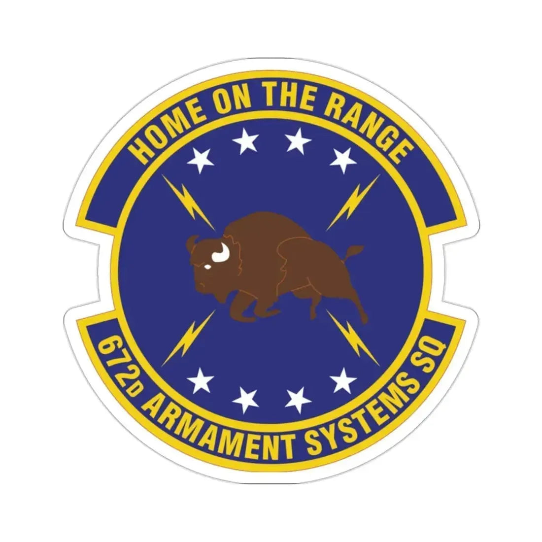672d Armament Systems Squadron (U.S. Air Force) STICKER Vinyl Die-Cut Decal - The Sticker Space