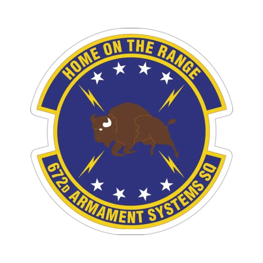672d Armament Systems Squadron (U.S. Air Force) STICKER Vinyl Die-Cut Decal - The Sticker Space