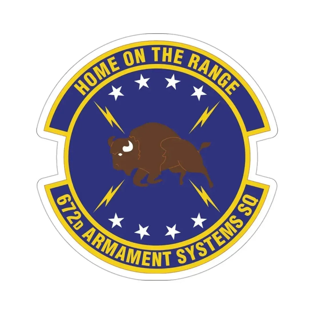 672d Armament Systems Squadron (U.S. Air Force) STICKER Vinyl Die-Cut Decal - The Sticker Space