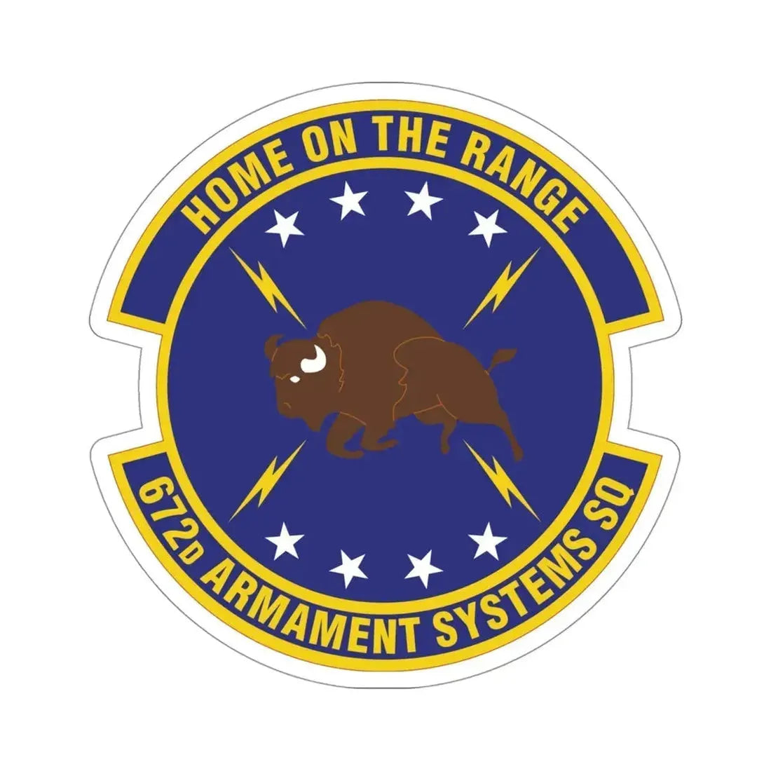 672d Armament Systems Squadron (U.S. Air Force) STICKER Vinyl Die-Cut Decal - The Sticker Space