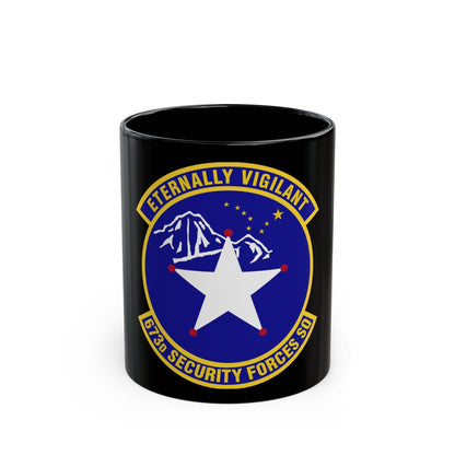 673 Security Forces Squadron PACAF (U.S. Air Force) Black Coffee Mug-11oz-The Sticker Space