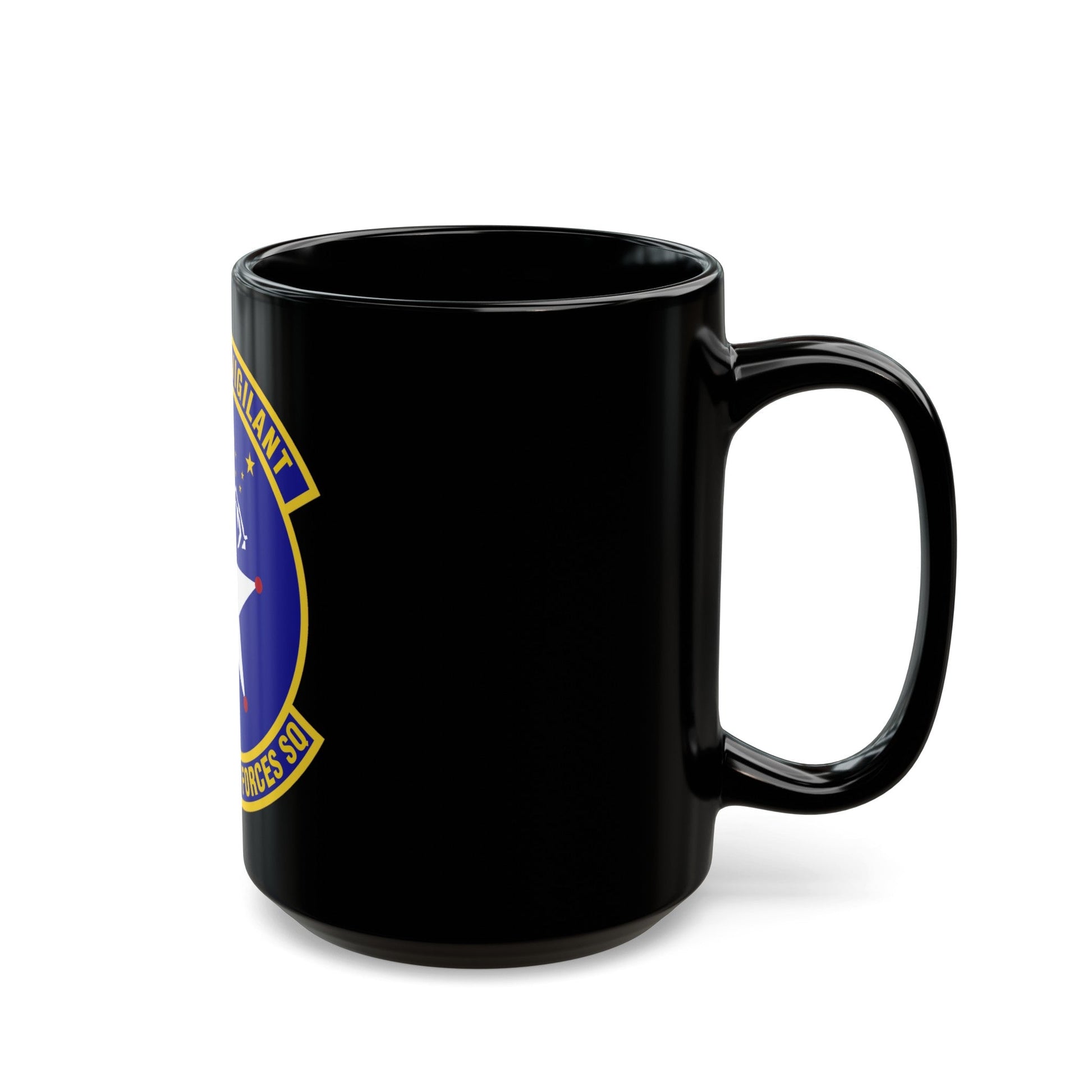 673 Security Forces Squadron PACAF (U.S. Air Force) Black Coffee Mug-The Sticker Space