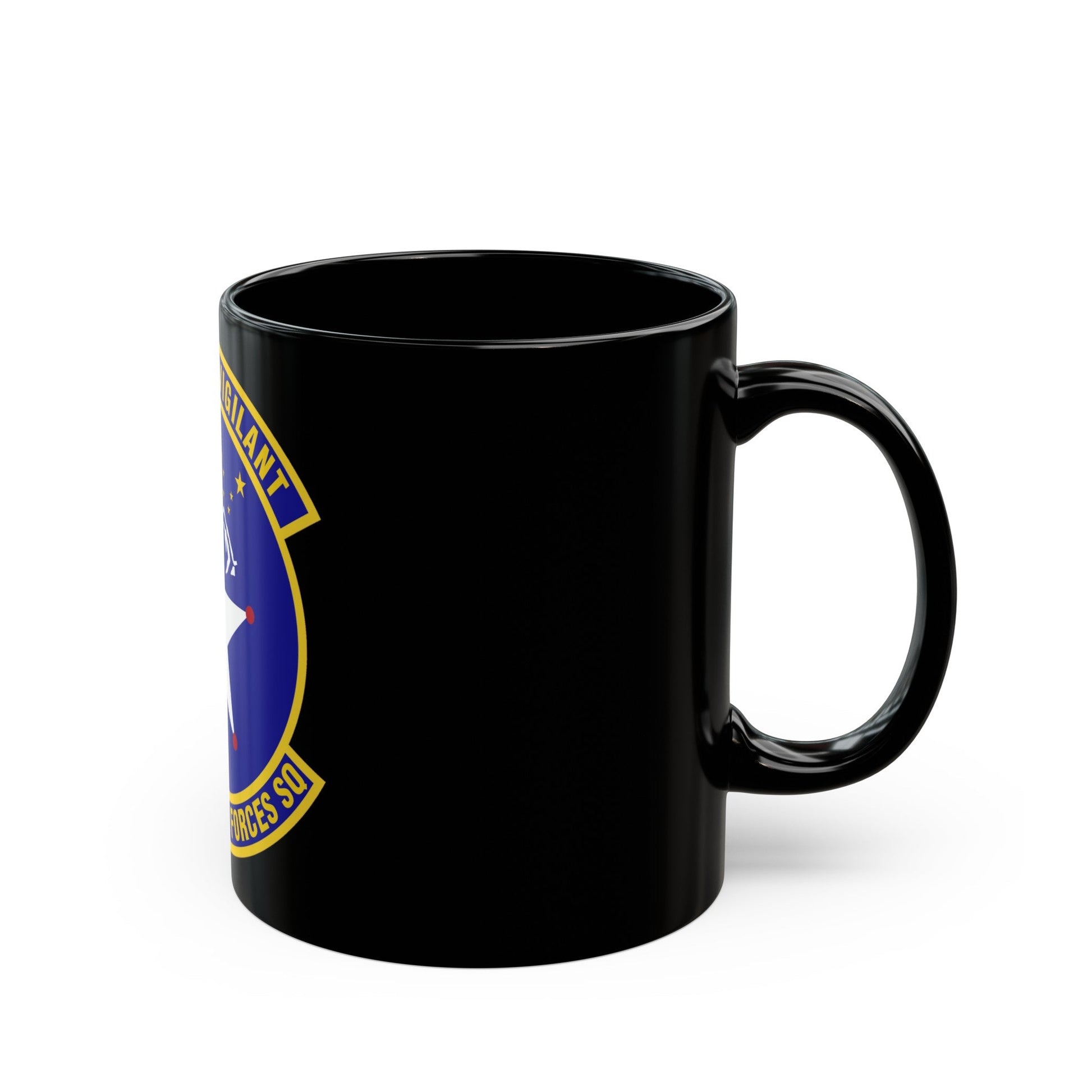 673 Security Forces Squadron PACAF (U.S. Air Force) Black Coffee Mug-The Sticker Space