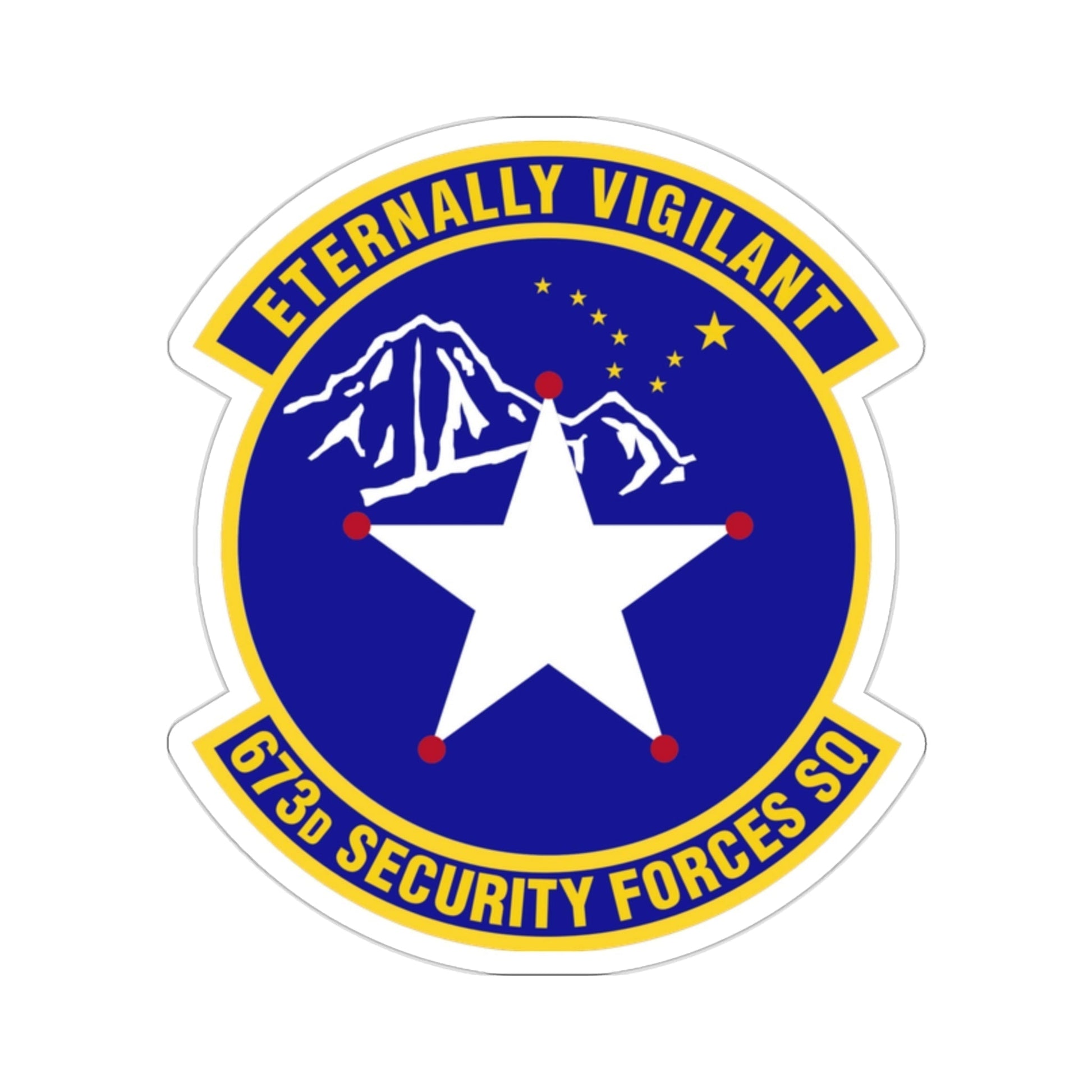 673 Security Forces Squadron PACAF (U.S. Air Force) STICKER Vinyl Die-Cut Decal-2 Inch-The Sticker Space