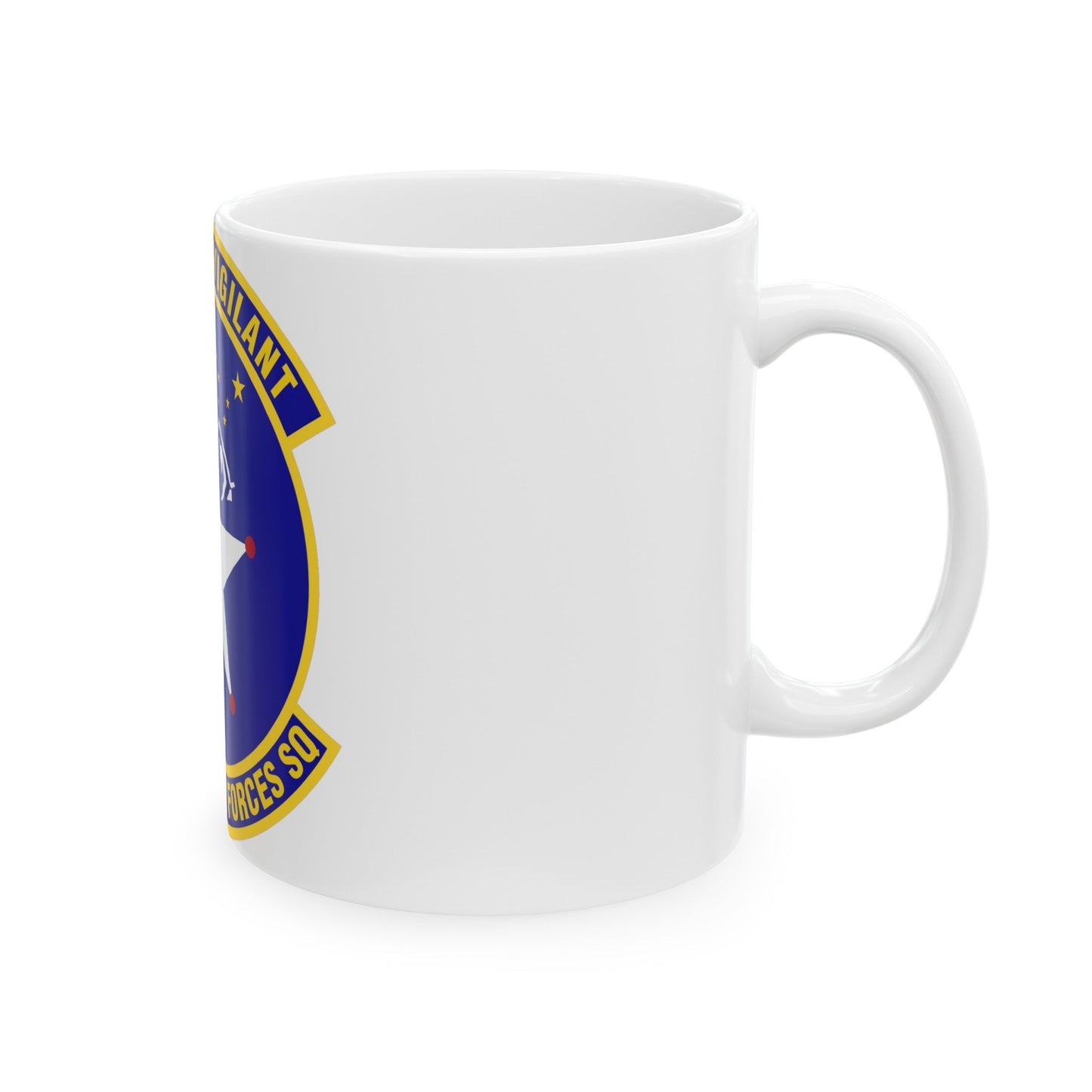 673 Security Forces Squadron PACAF (U.S. Air Force) White Coffee Mug-The Sticker Space