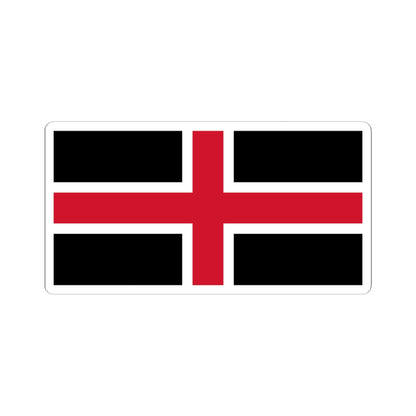 Flag of Durham (England) STICKER Vinyl Kiss-Cut Decal