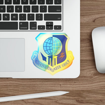 673d Civil Engineer Group (U.S. Air Force) Holographic STICKER Die-Cut Vinyl Decal-The Sticker Space