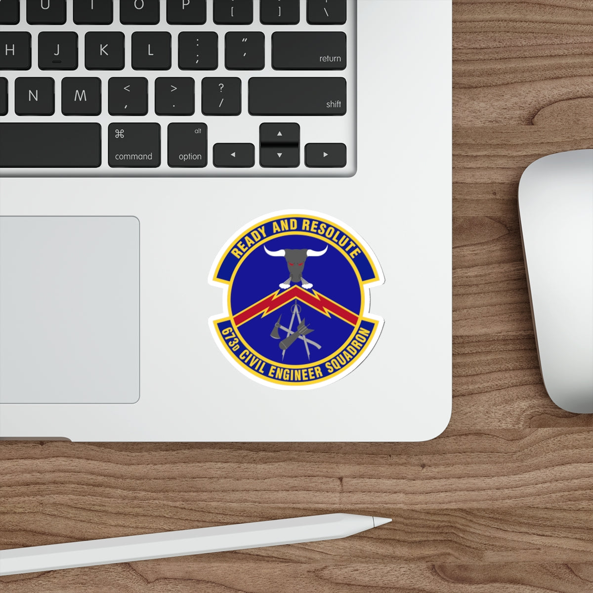 673d Civil Engineer Squadron (U.S. Air Force) STICKER Vinyl Die-Cut Decal-The Sticker Space