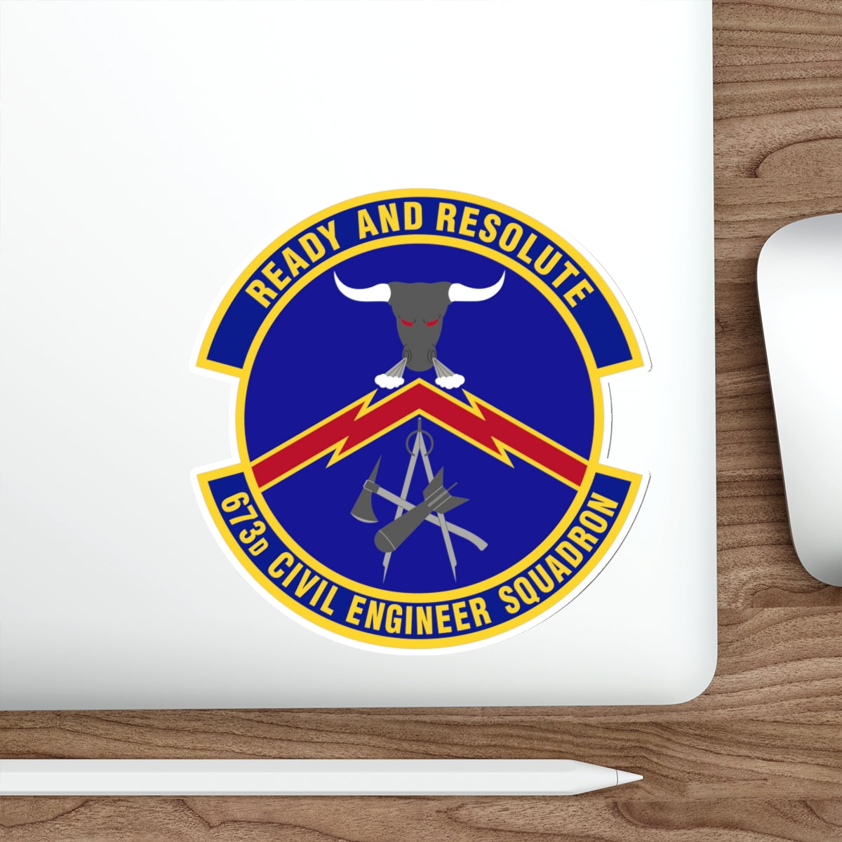 673d Civil Engineer Squadron (U.S. Air Force) STICKER Vinyl Die-Cut Decal-The Sticker Space