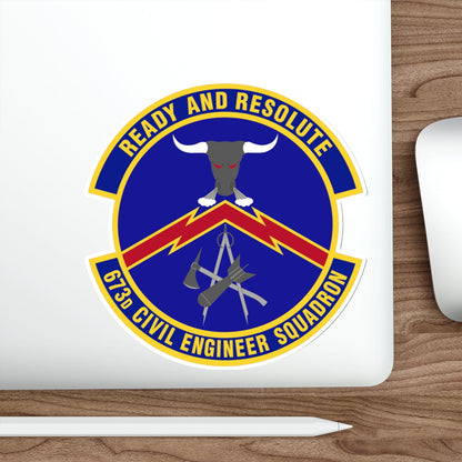 673d Civil Engineer Squadron (U.S. Air Force) STICKER Vinyl Die-Cut Decal-The Sticker Space