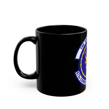 673d Communications Squadron (U.S. Air Force) Black Coffee Mug-The Sticker Space