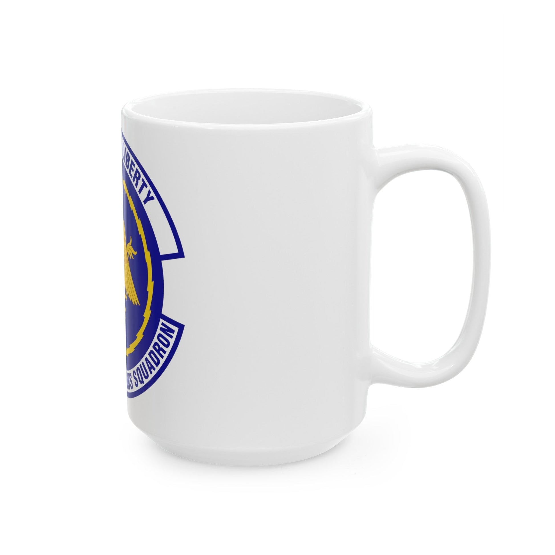 673d Communications Squadron (U.S. Air Force) White Coffee Mug-The Sticker Space