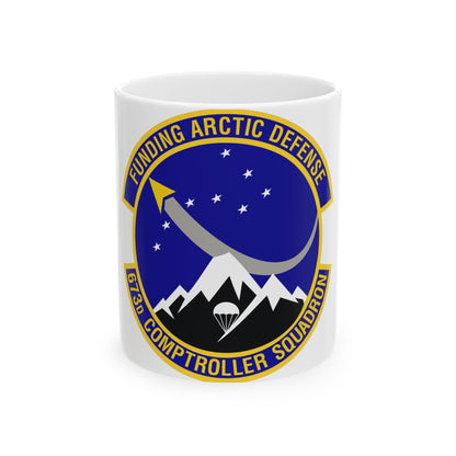 673d Comptroller Squadron (U.S. Air Force) White Coffee Mug-11oz-The Sticker Space