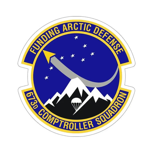 673d Comptroller Squadron (U.S. Air Force) STICKER Vinyl Die-Cut Decal 6 Inch - The Sticker Space