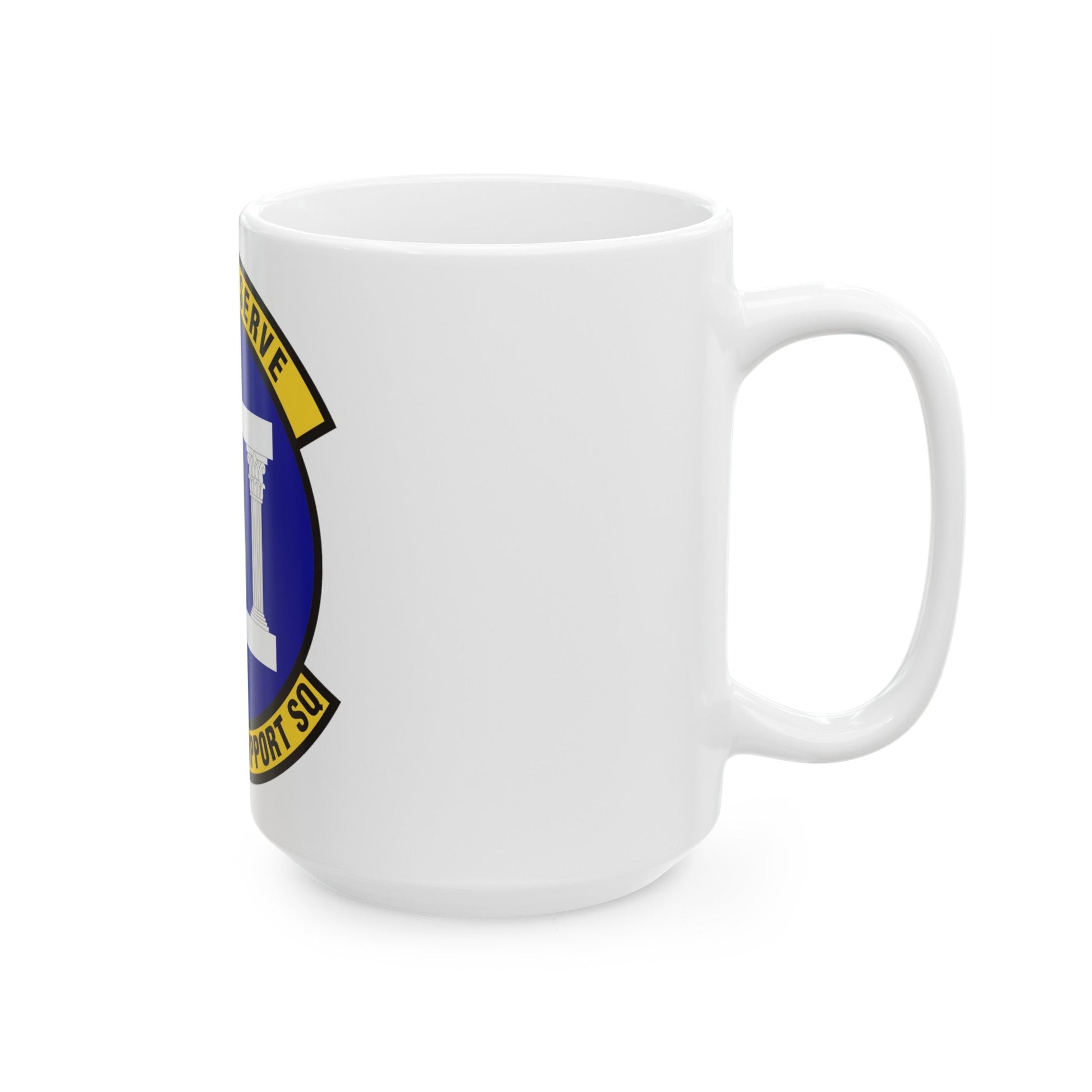 673d Force Support Squadron (U.S. Air Force) White Coffee Mug-The Sticker Space