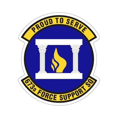 673d Force Support Squadron (U.S. Air Force) STICKER Vinyl Die-Cut Decal 6 Inch - The Sticker Space