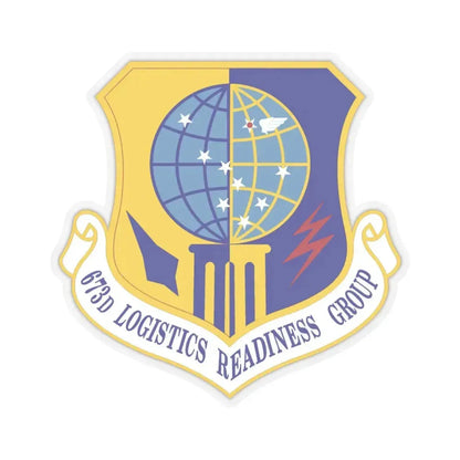 673d Logistics Readiness Group (U.S. Air Force) STICKER Vinyl Kiss-Cut Decal 4 Inch Transparent - The Sticker Space