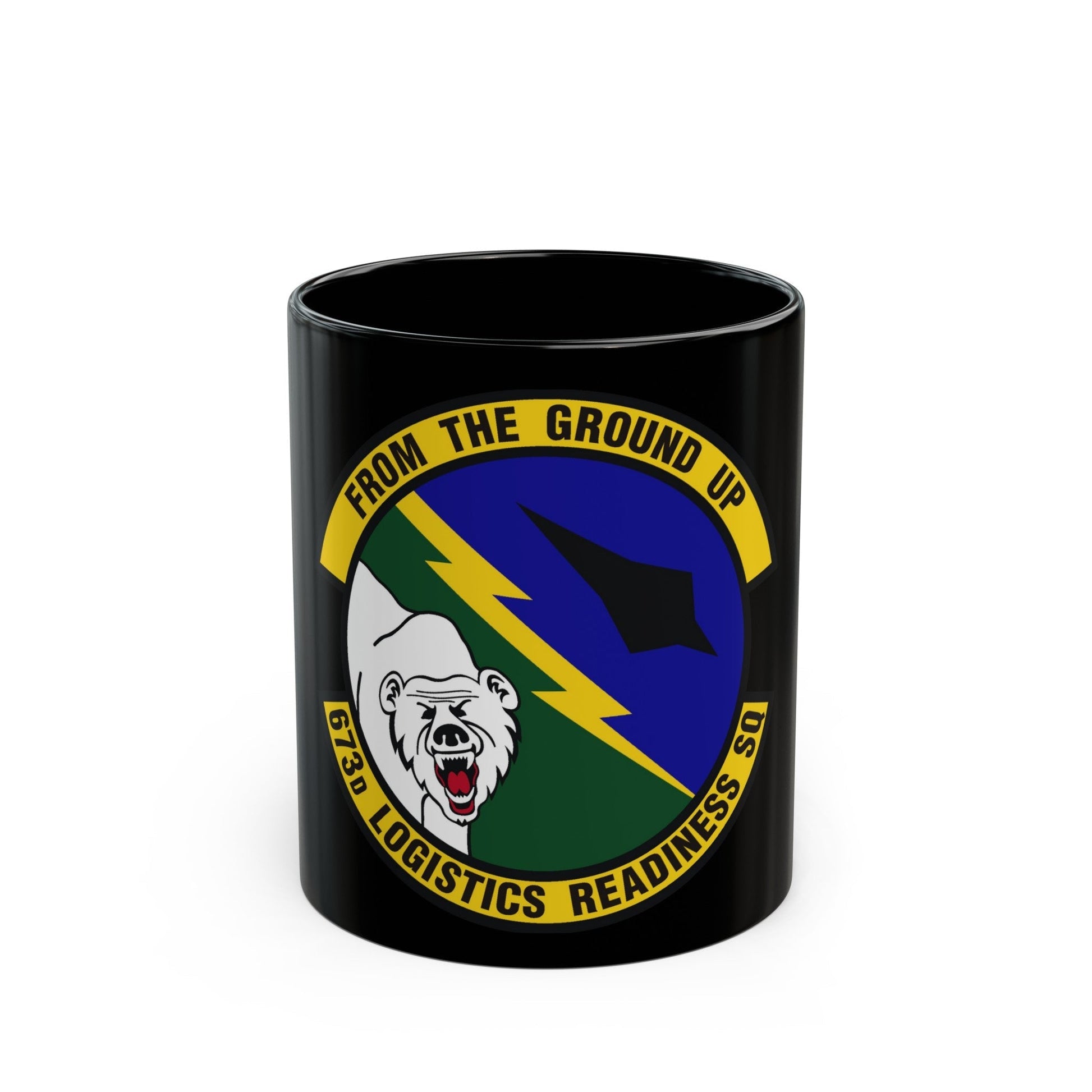 673d Logistics Readiness Squadron (U.S. Air Force) Black Coffee Mug-11oz-The Sticker Space