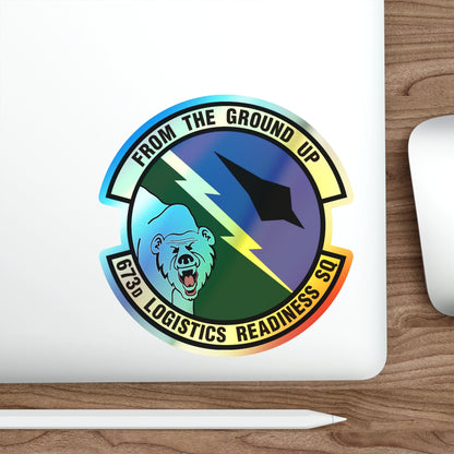 673d Logistics Readiness Squadron (U.S. Air Force) Holographic STICKER Die-Cut Vinyl Decal-The Sticker Space