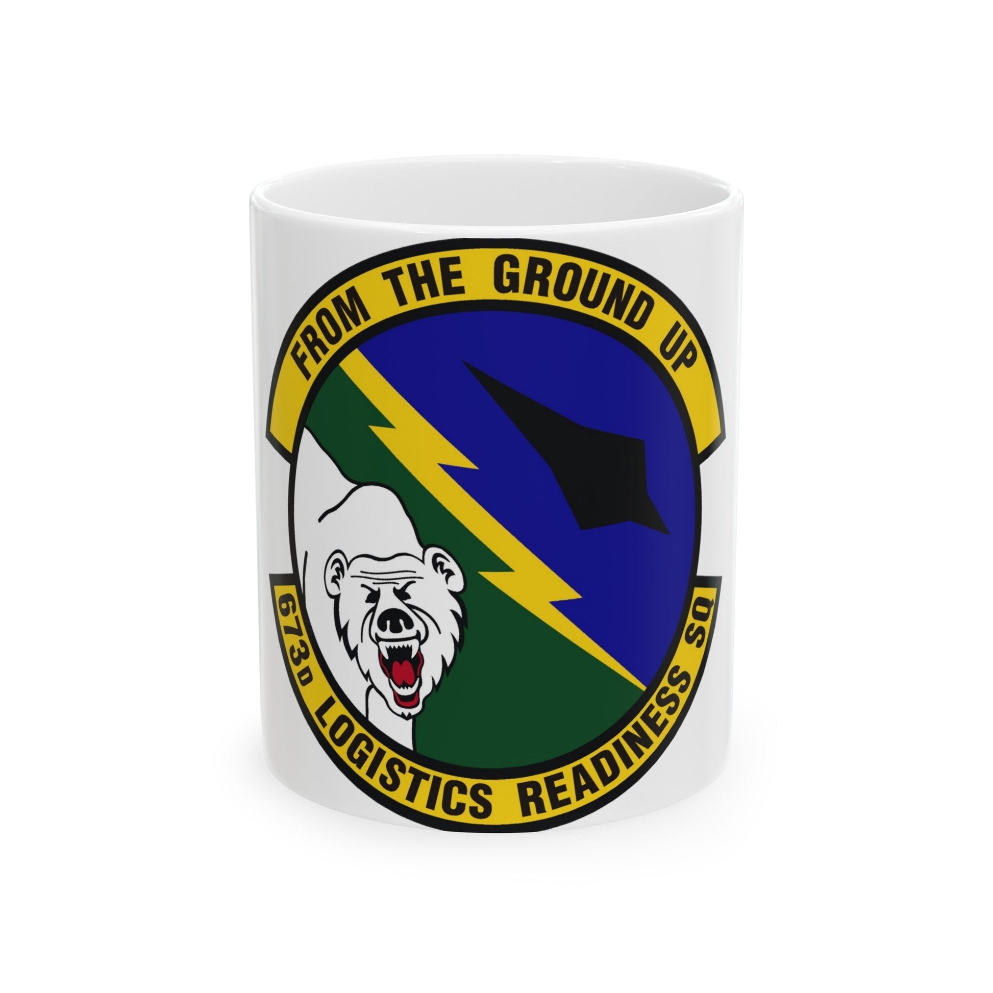 673d Logistics Readiness Squadron (U.S. Air Force) White Coffee Mug-11oz-The Sticker Space