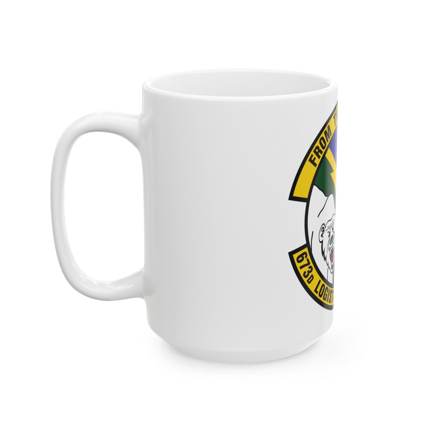 673d Logistics Readiness Squadron (U.S. Air Force) White Coffee Mug-The Sticker Space