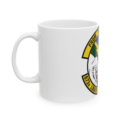 673d Logistics Readiness Squadron (U.S. Air Force) White Coffee Mug-The Sticker Space