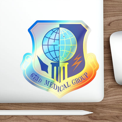 673d Medical Group (U.S. Air Force) Holographic STICKER Die-Cut Vinyl Decal-The Sticker Space