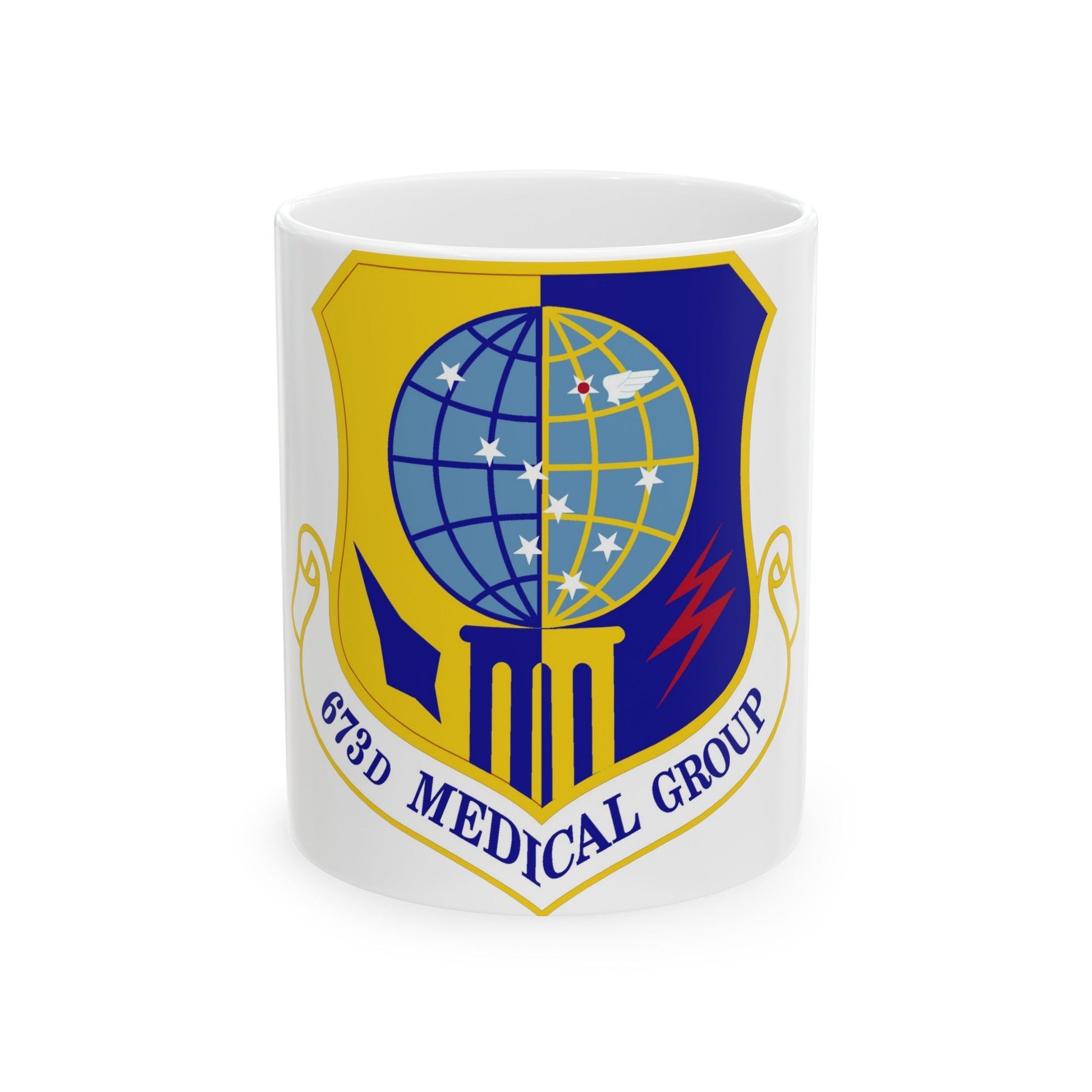 673d Medical Group (U.S. Air Force) White Coffee Mug-11oz-The Sticker Space