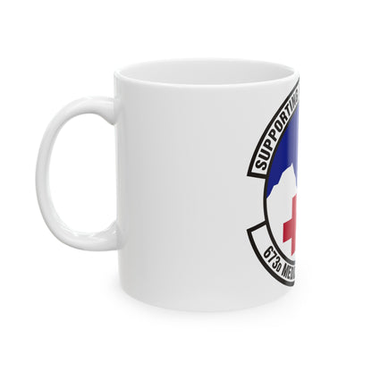 673d Medical Support Squadron (U.S. Air Force) White Coffee Mug-The Sticker Space