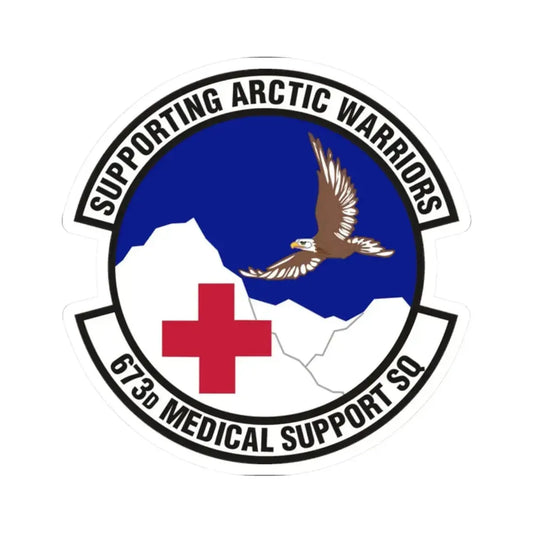 673d Medical Support Squadron (U.S. Air Force) STICKER Vinyl Kiss-Cut Decal 2 Inch White - The Sticker Space