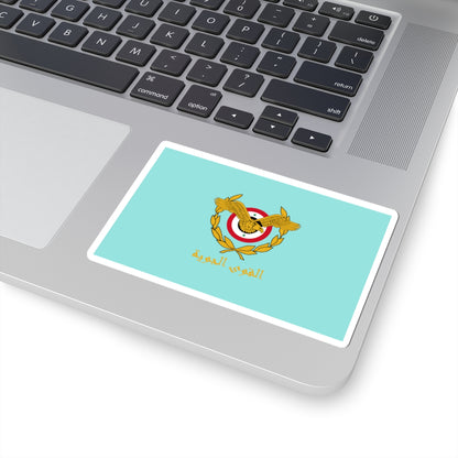 Flag of the Syrian Arab Air Force (Syria) STICKER Vinyl Kiss-Cut Decal