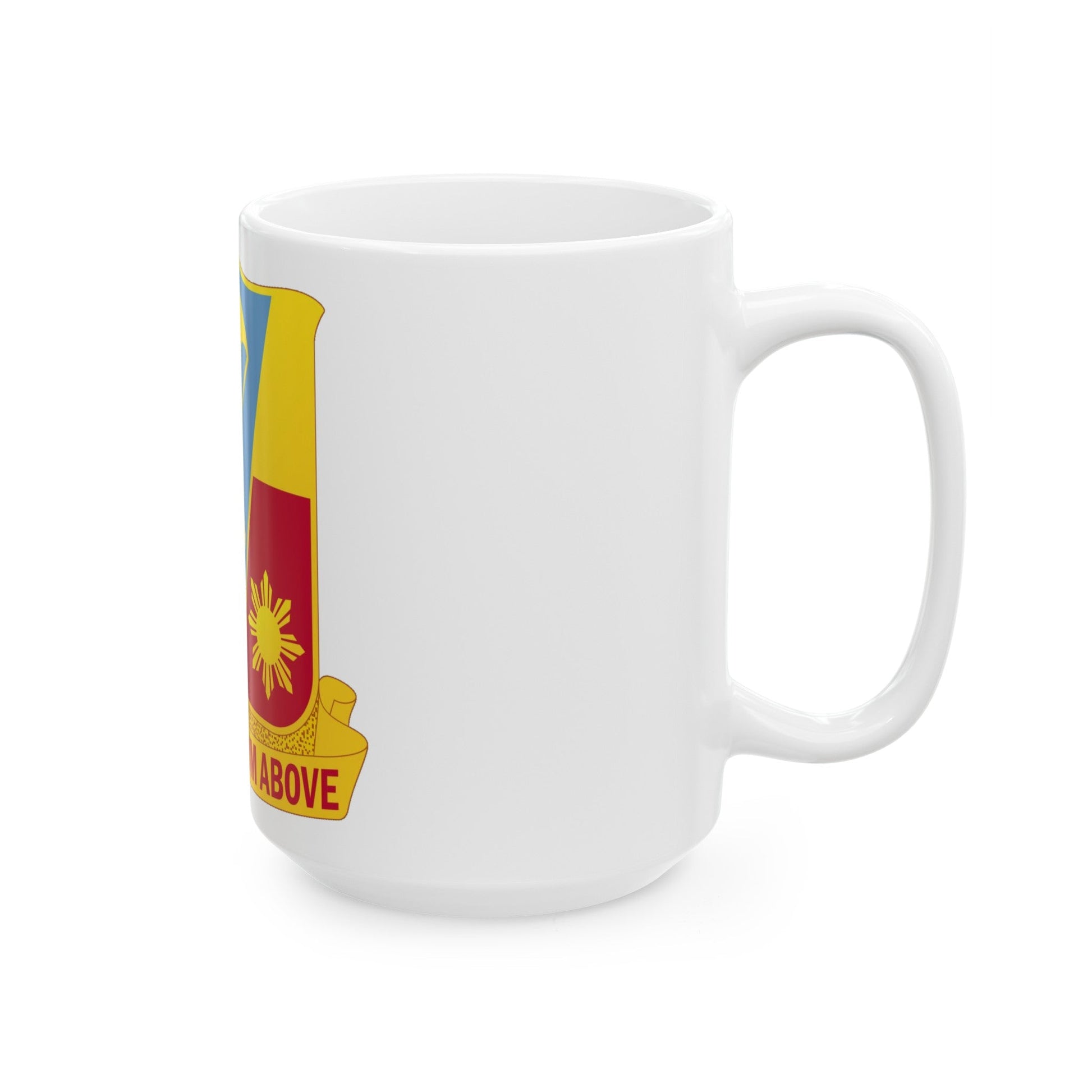 674th Airborne Field Artillery Battalion (U.S. Army) White Coffee Mug-The Sticker Space