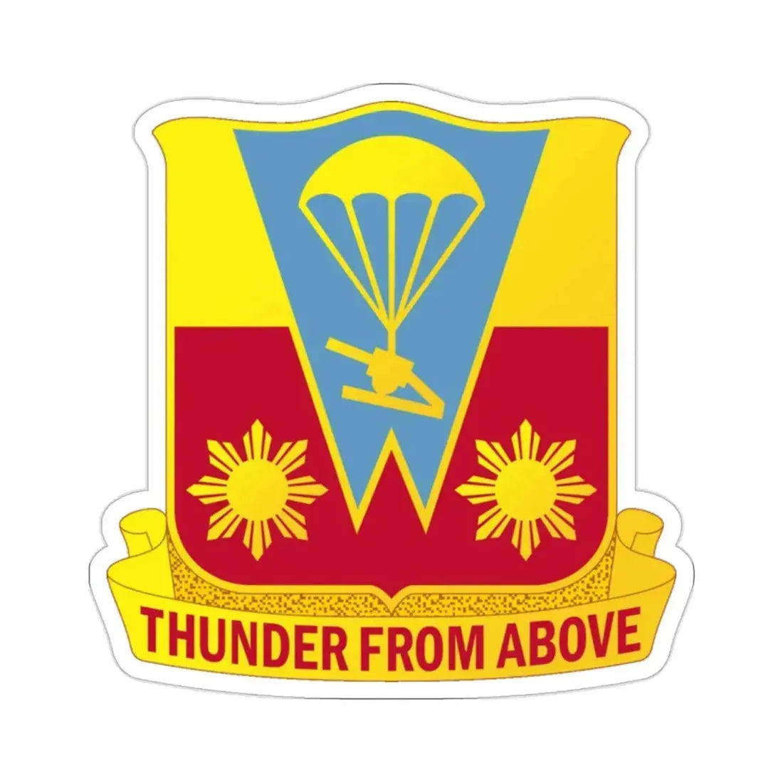 674th Airborne Field Artillery Battalion (U.S. Army) STICKER Vinyl Die-Cut Decal - The Sticker Space