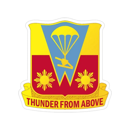 674th Airborne Field Artillery Battalion (U.S. Army) Transparent STICKER Die-Cut Vinyl Decal - The Sticker Space