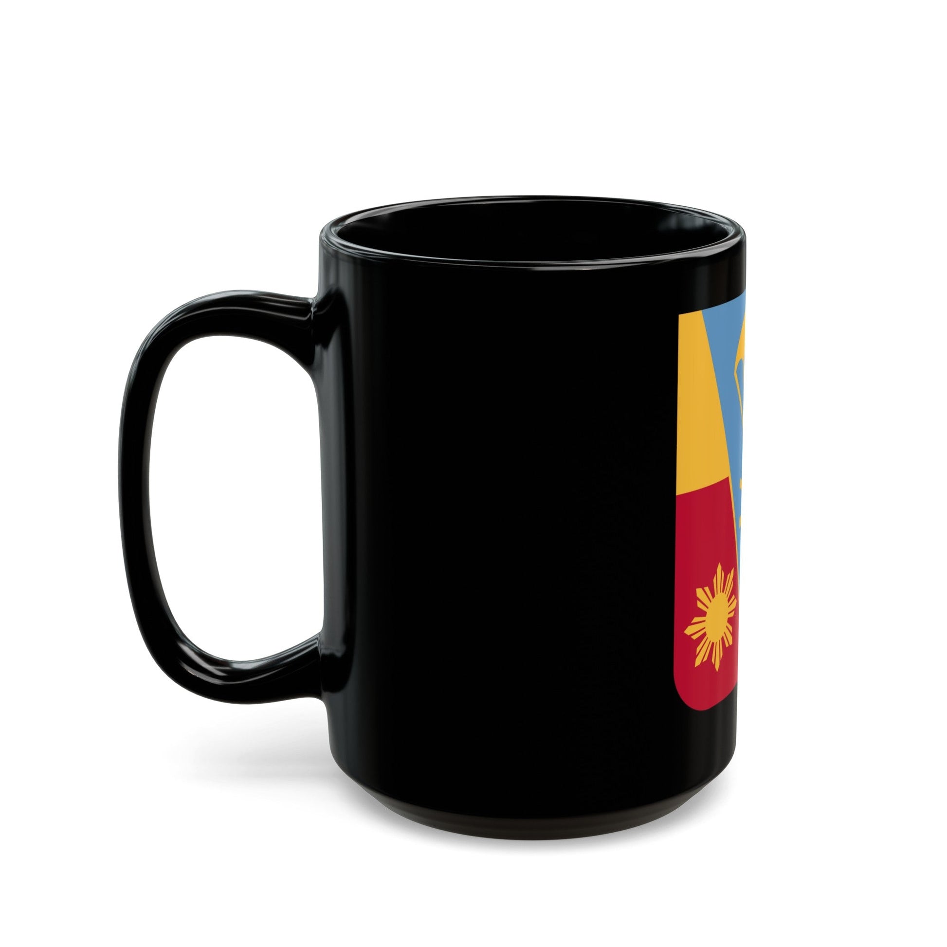 674th Airborne Field Artillery Battalion v2 (U.S. Army) Black Coffee Mug-The Sticker Space