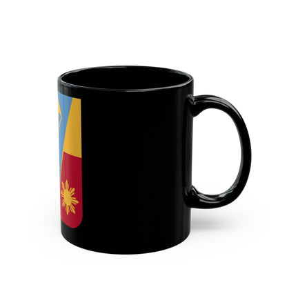 674th Airborne Field Artillery Battalion v2 (U.S. Army) Black Coffee Mug-The Sticker Space