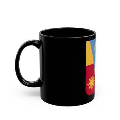 674th Airborne Field Artillery Battalion v2 (U.S. Army) Black Coffee Mug-The Sticker Space