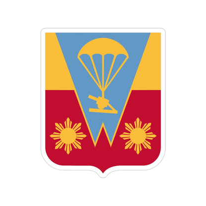 674th Airborne Field Artillery Battalion v2 (U.S. Army) Transparent STICKER Die-Cut Vinyl Decal-4 Inch-The Sticker Space