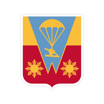 674th Airborne Field Artillery Battalion v2 (U.S. Army) Transparent STICKER Die-Cut Vinyl Decal-6 Inch-The Sticker Space