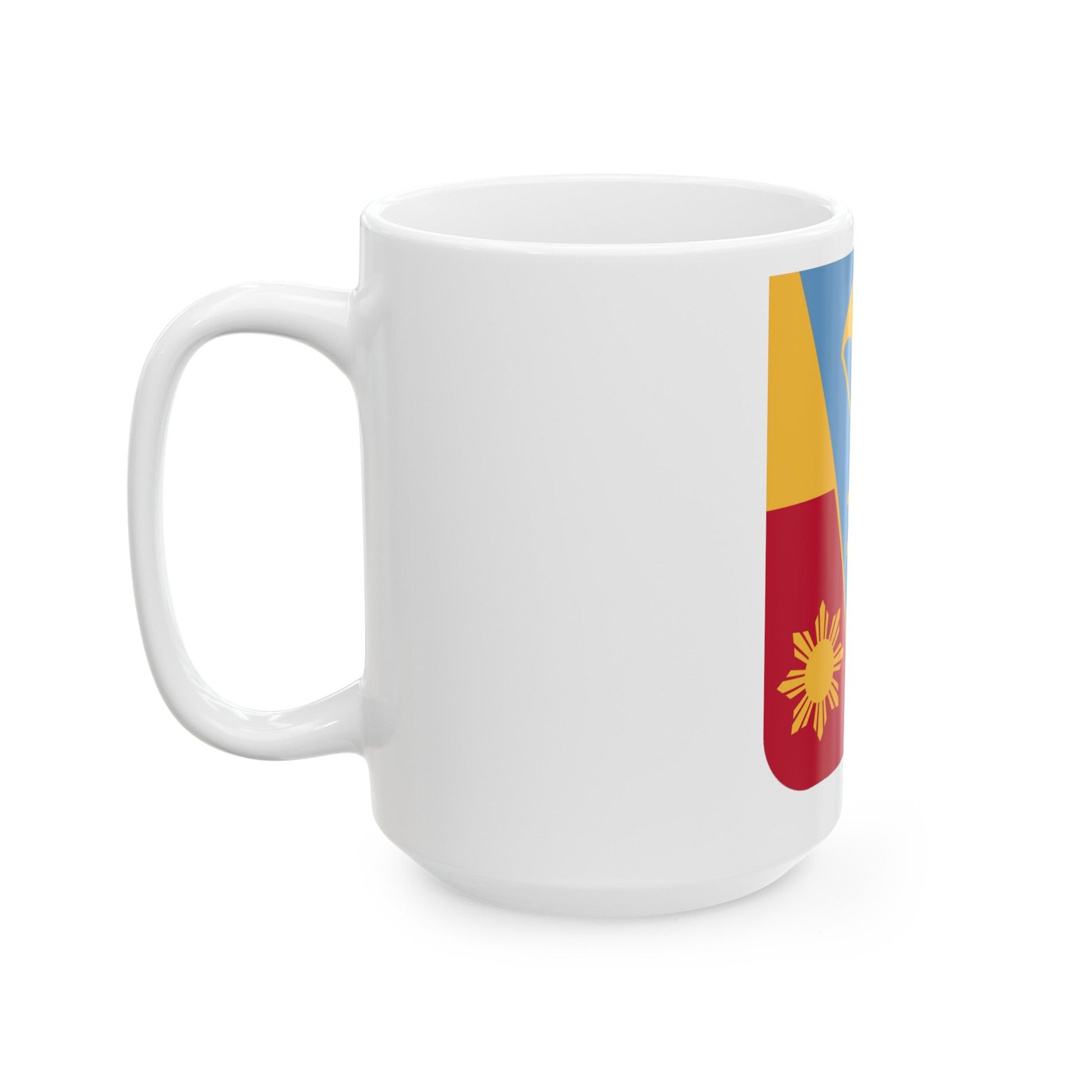 674th Airborne Field Artillery Battalion v2 (U.S. Army) White Coffee Mug-The Sticker Space