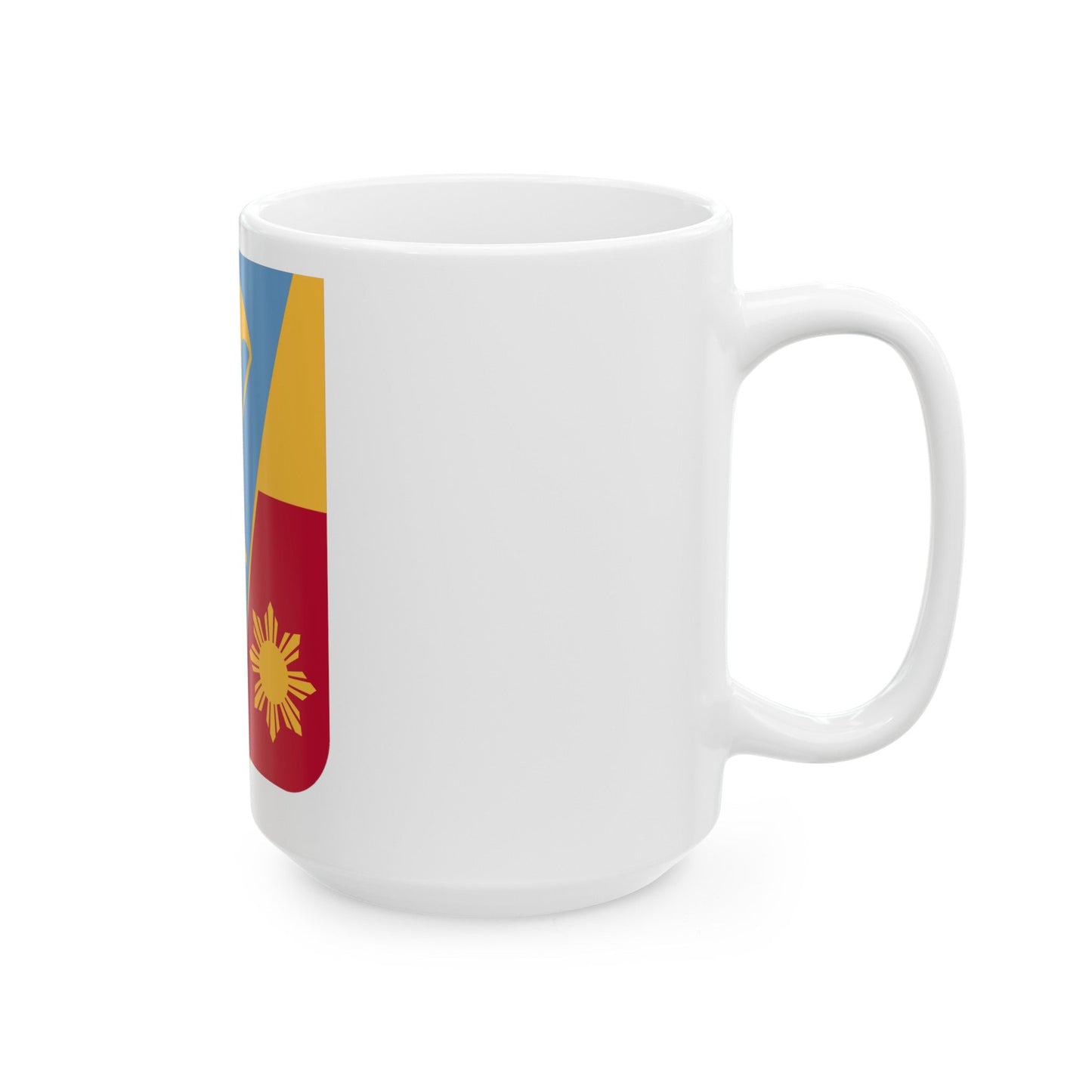 674th Airborne Field Artillery Battalion v2 (U.S. Army) White Coffee Mug-The Sticker Space