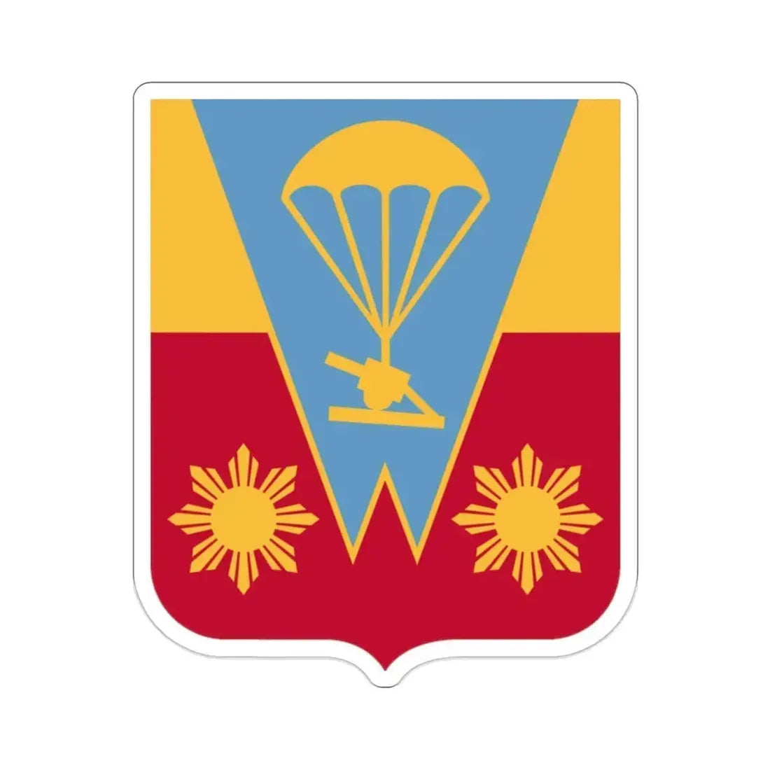 674th Airborne Field Artillery Battalion v2 (U.S. Army) STICKER Vinyl Die-Cut Decal 2 Inch - The Sticker Space