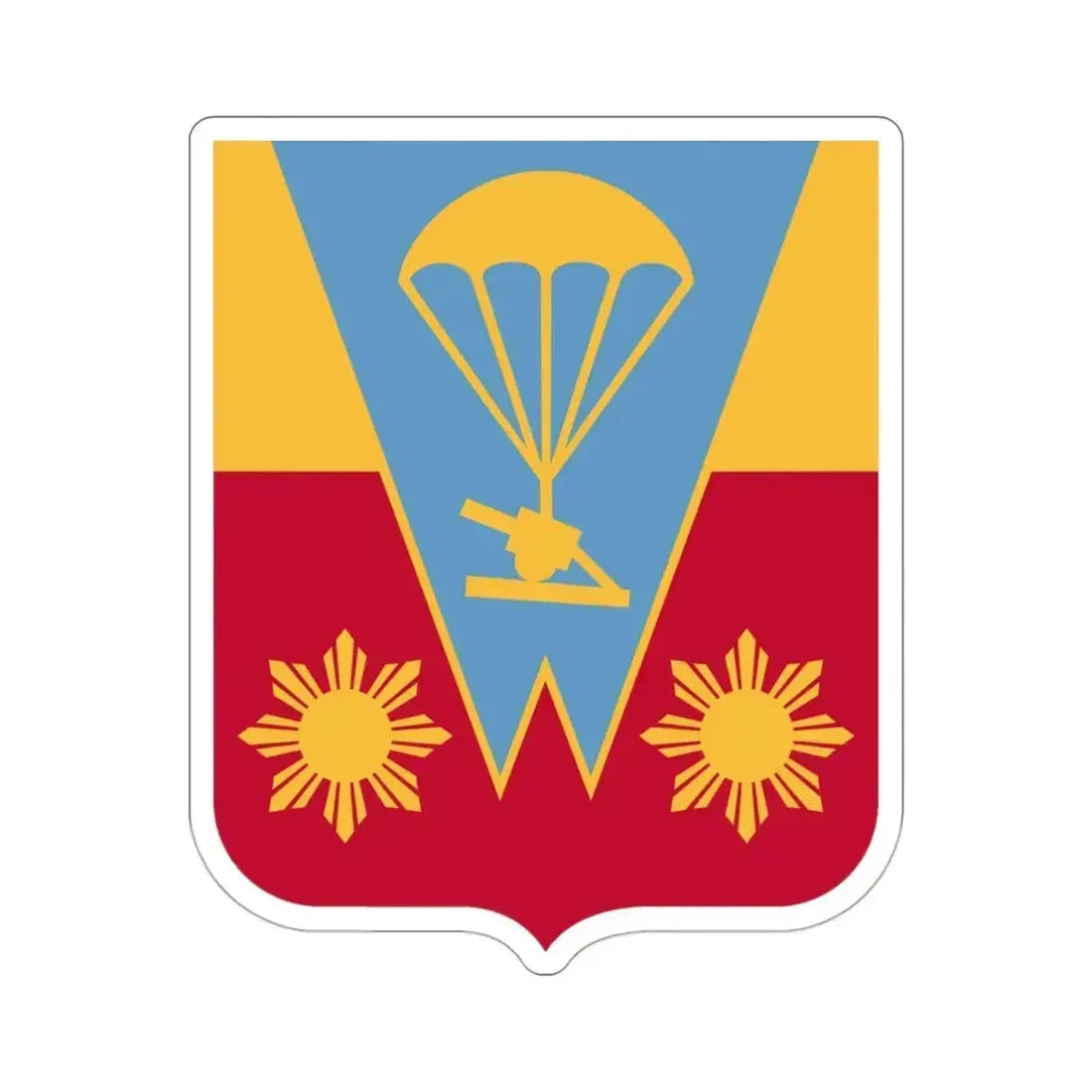 674th Airborne Field Artillery Battalion v2 (U.S. Army) STICKER Vinyl Die-Cut Decal 3 Inch - The Sticker Space
