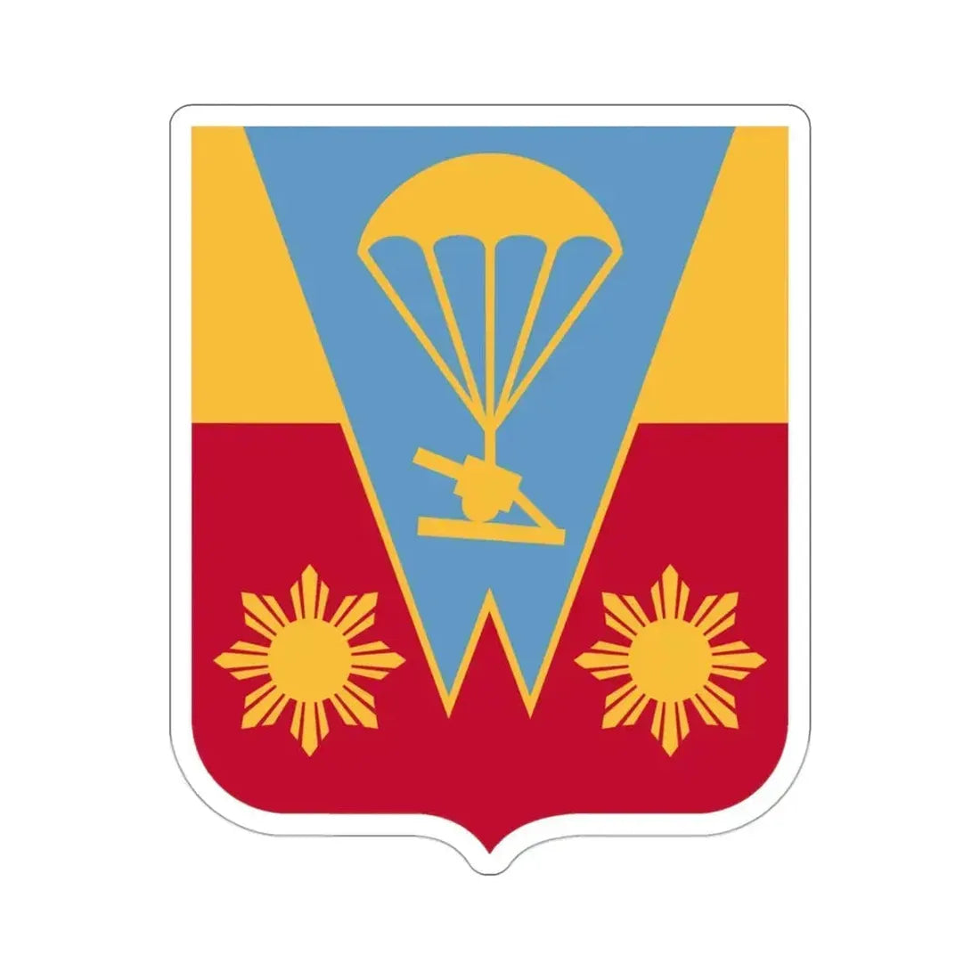 674th Airborne Field Artillery Battalion v2 (U.S. Army) STICKER Vinyl Die-Cut Decal 3 Inch - The Sticker Space