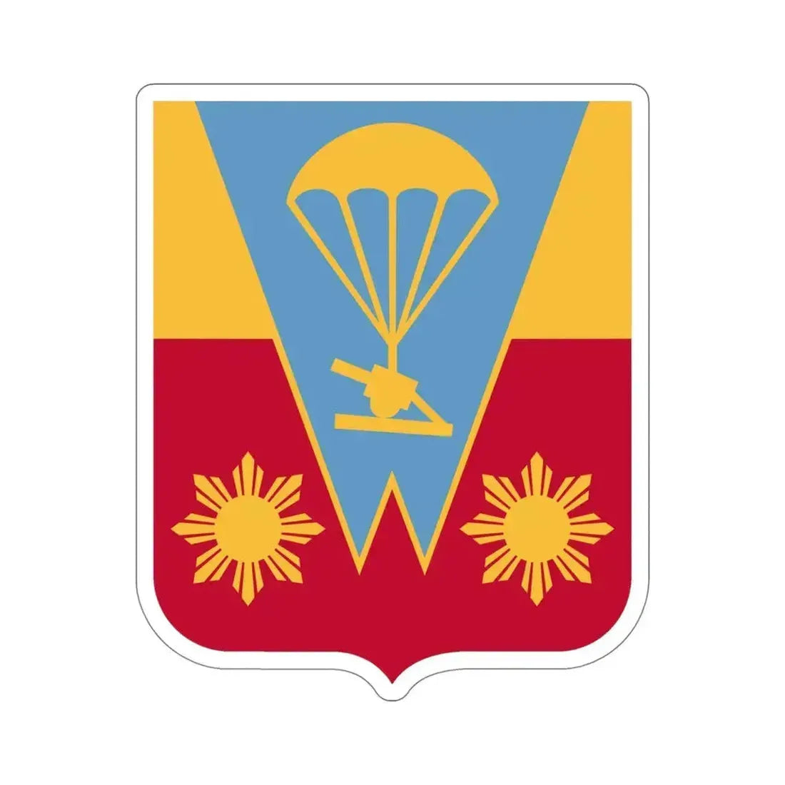 674th Airborne Field Artillery Battalion v2 (U.S. Army) STICKER Vinyl Die-Cut Decal 5 Inch - The Sticker Space