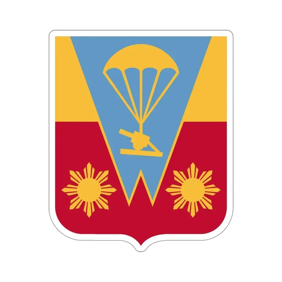 674th Airborne Field Artillery Battalion v2 (U.S. Army) STICKER Vinyl Die-Cut Decal 5 Inch - The Sticker Space
