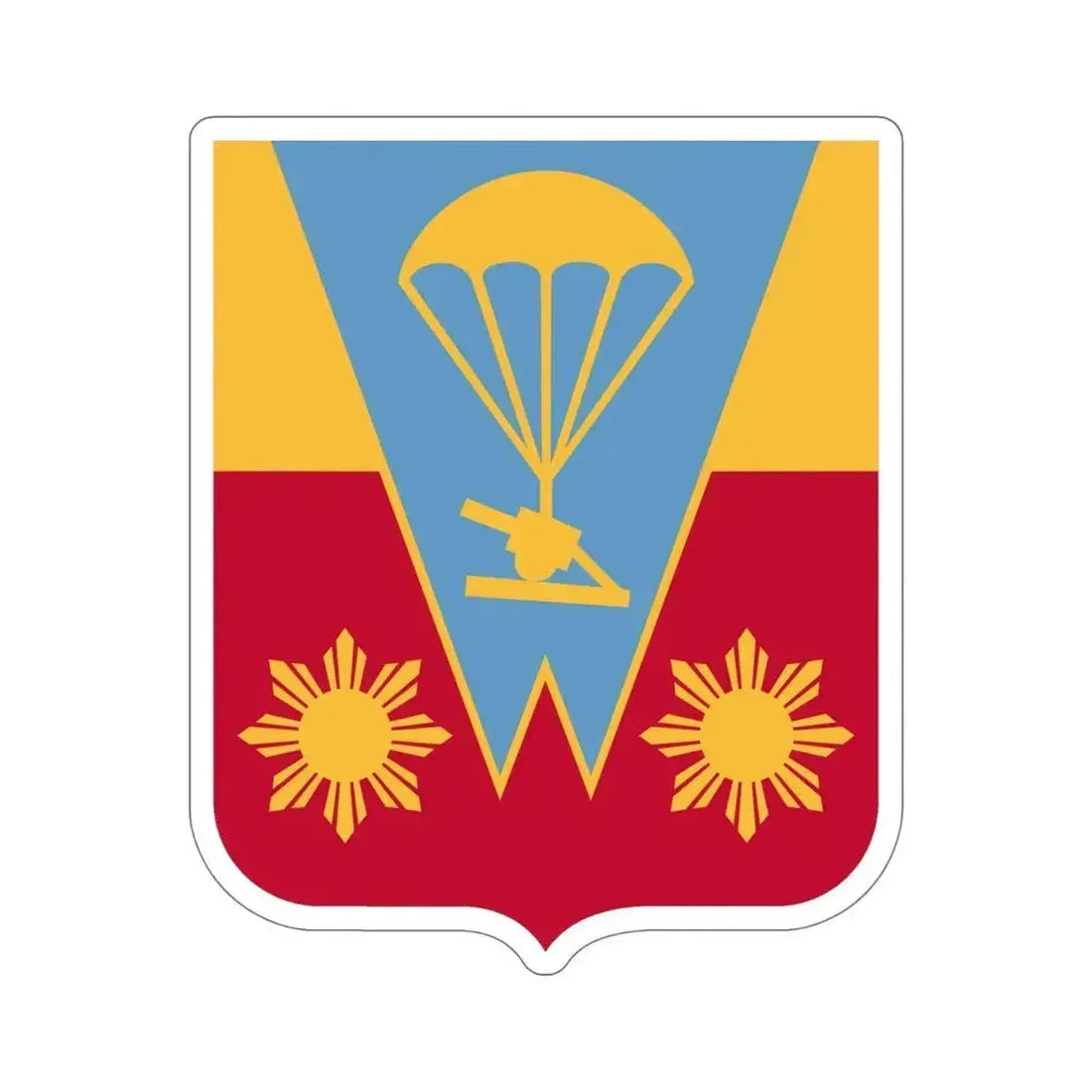 674th Airborne Field Artillery Battalion v2 (U.S. Army) STICKER Vinyl Die-Cut Decal 6 Inch - The Sticker Space