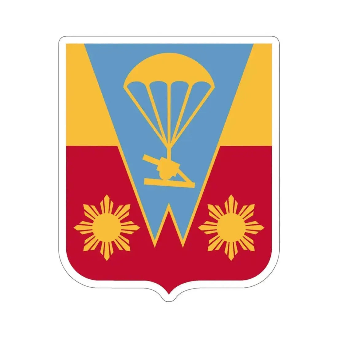 674th Airborne Field Artillery Battalion v2 (U.S. Army) STICKER Vinyl Die-Cut Decal 6 Inch - The Sticker Space