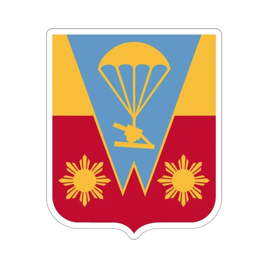 674th Airborne Field Artillery Battalion v2 (U.S. Army) STICKER Vinyl Die-Cut Decal - The Sticker Space