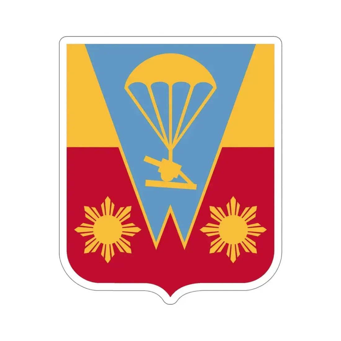 674th Airborne Field Artillery Battalion v2 (U.S. Army) STICKER Vinyl Die-Cut Decal - The Sticker Space